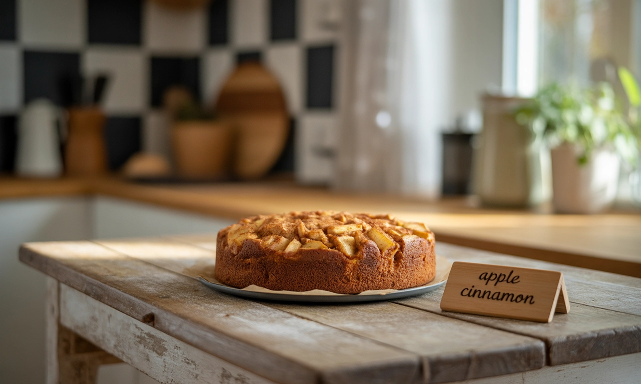 집에서 즐기는 비건 애플 시나몬 케이크 만들기