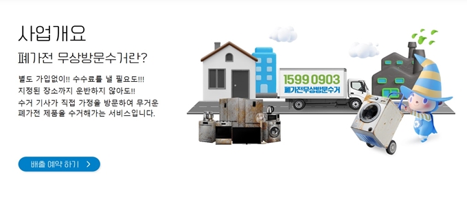 순천 폐가전 무상 방문수거 홈페이지