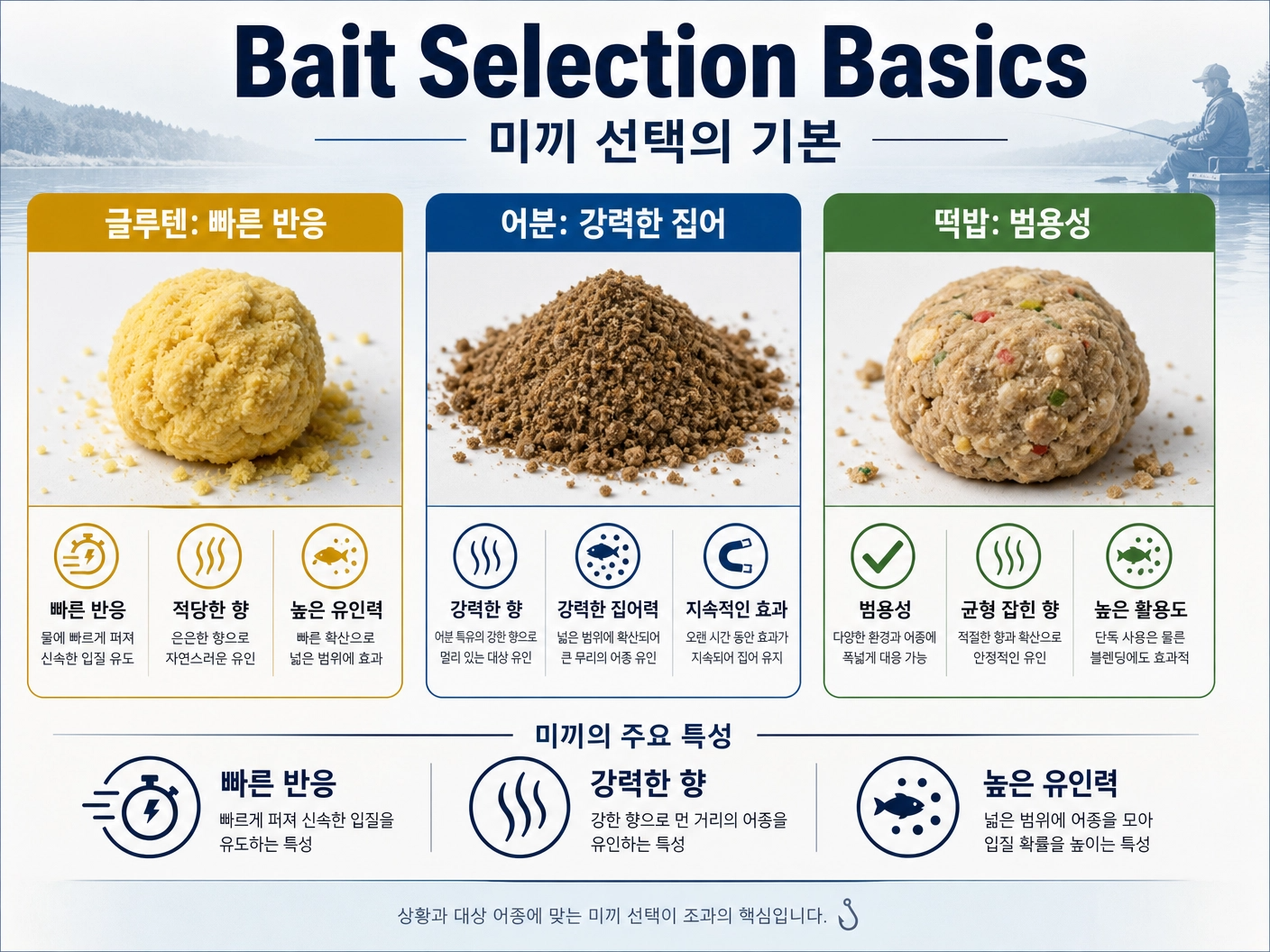 미끼 선택의 기본