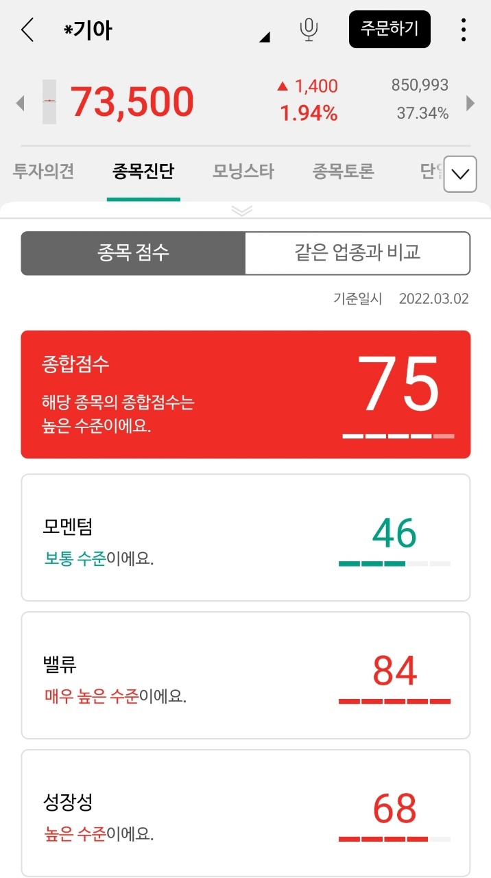 기아차 주가
