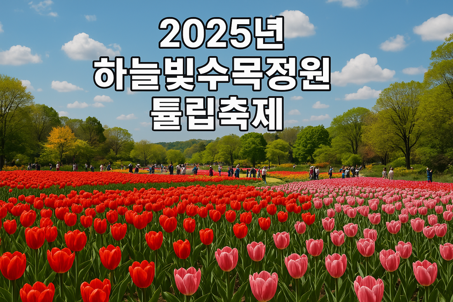 하늘빛수목정원 튤립축제