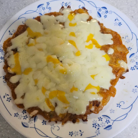 치즈김치전 완성