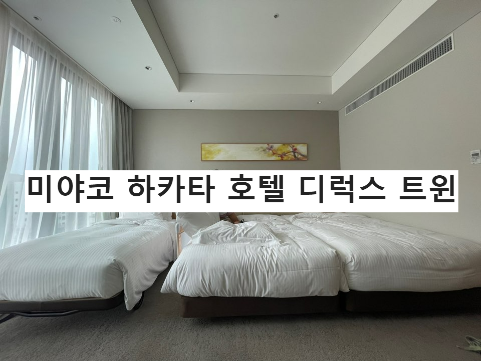 후쿠오카-미야코-하카타-호텔-트윈-룸