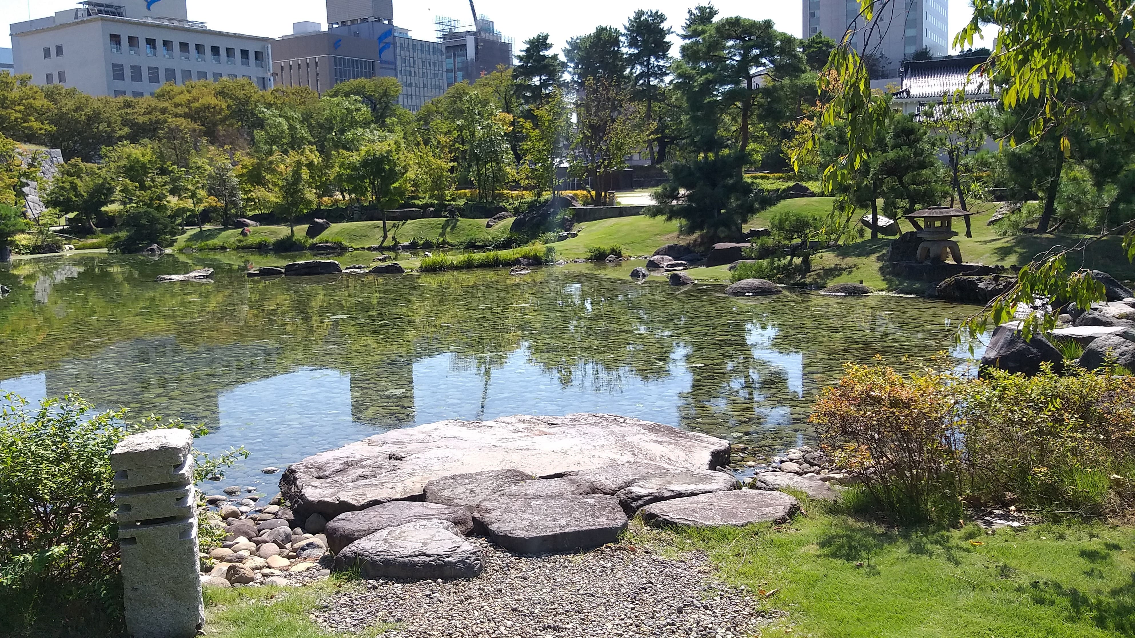 도야마 성 정원