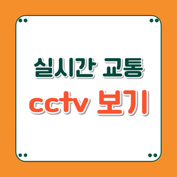 실시간 교통정보 CCTV