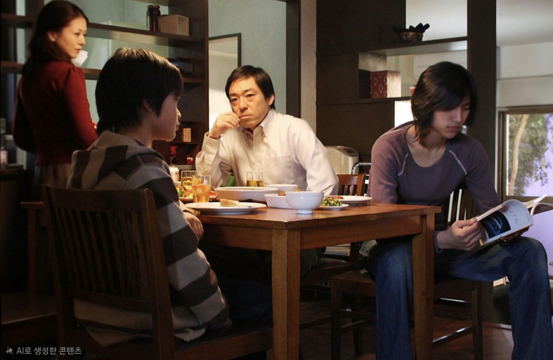 도쿄 소나타 (가족, 단절, 드뷔시 달빛)