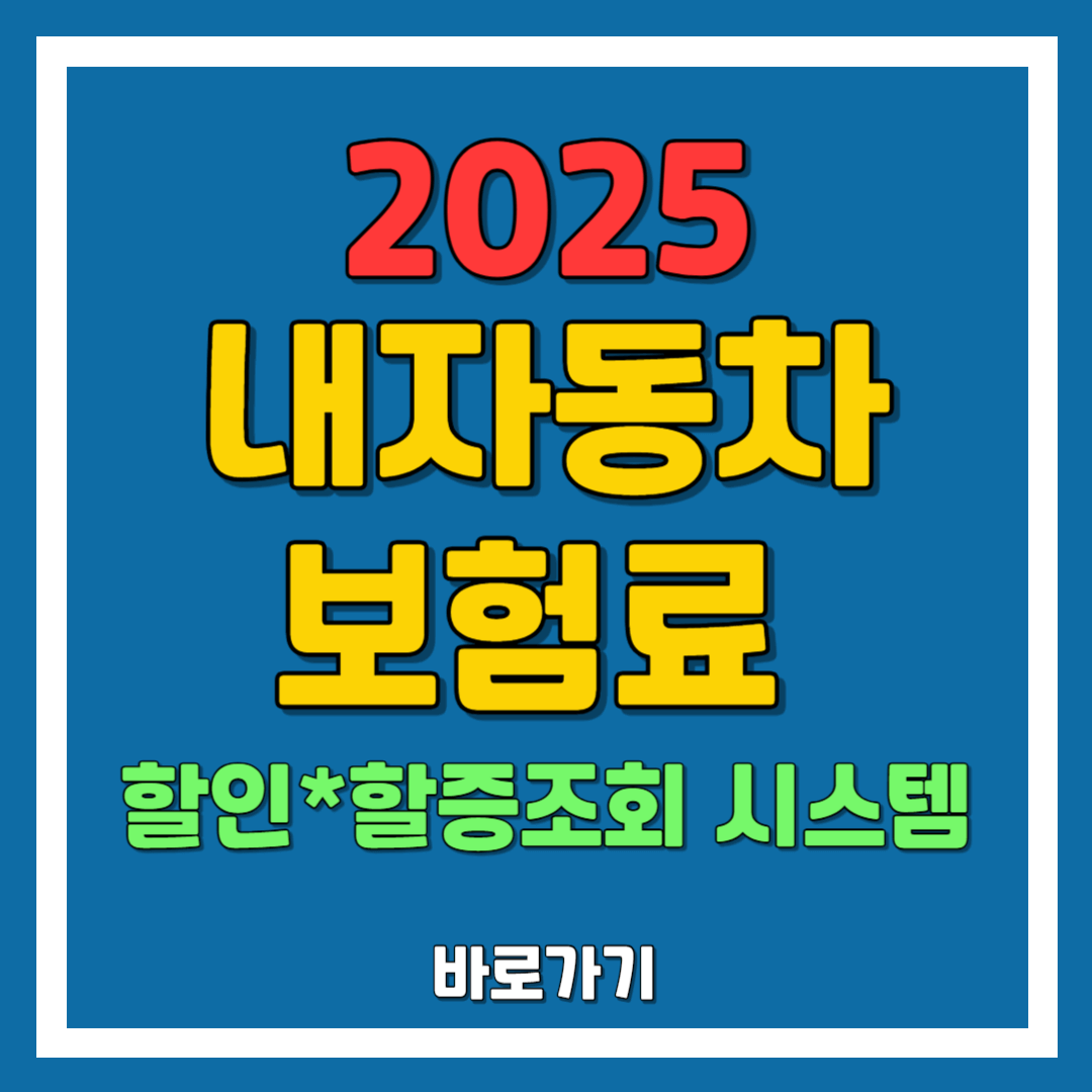 자동차 보험료 할증 조회시스템 바로가기