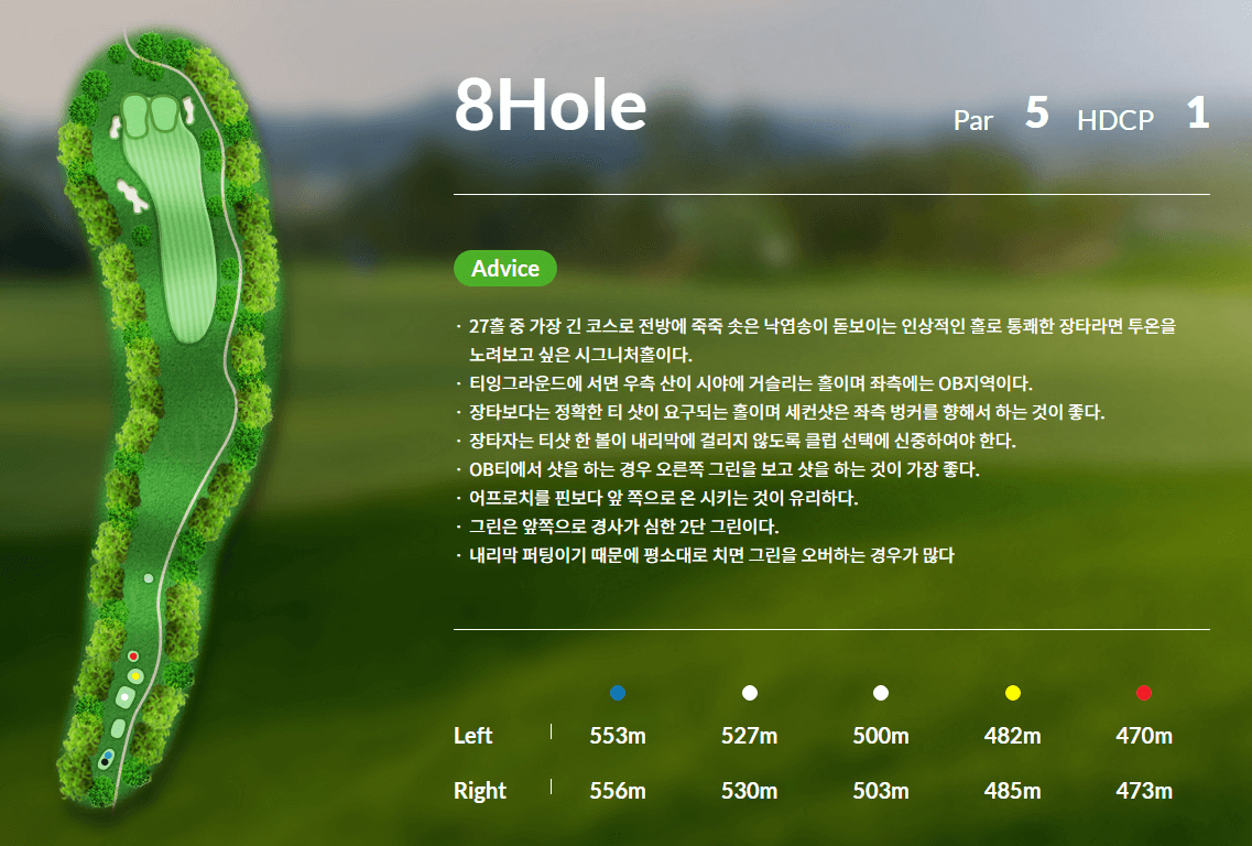 신원 CC 코스 공략도 26