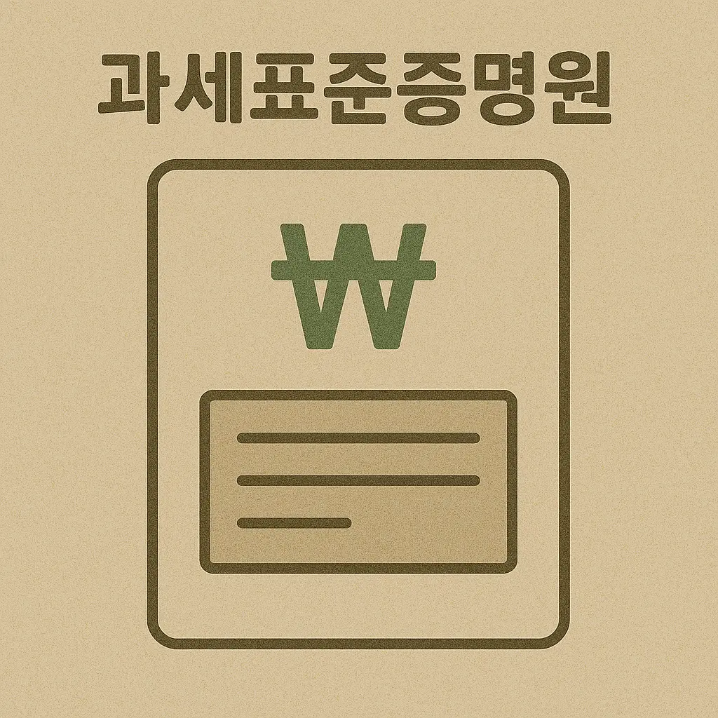 부가세 과세표준증명원 발급방법