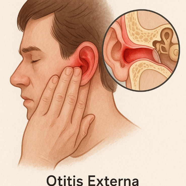 외이도염 관련 자료 사진