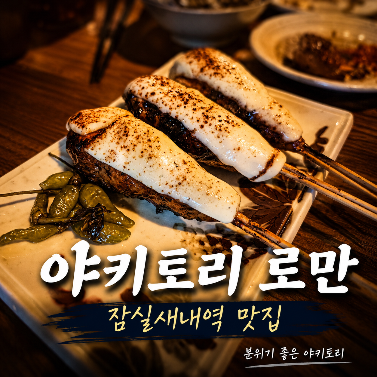 야키토리 로만 잠실새내역 맛집, 야키토리 7종 먹고 온 후기
