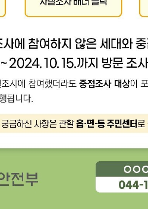 주민등록 사실조사란?