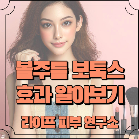 볼주름 보톡스 효과 알아보기