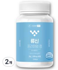 올데이원 류신 프리미엄정 1000mg 유청 누신 단백질 60g, 60정, 2개