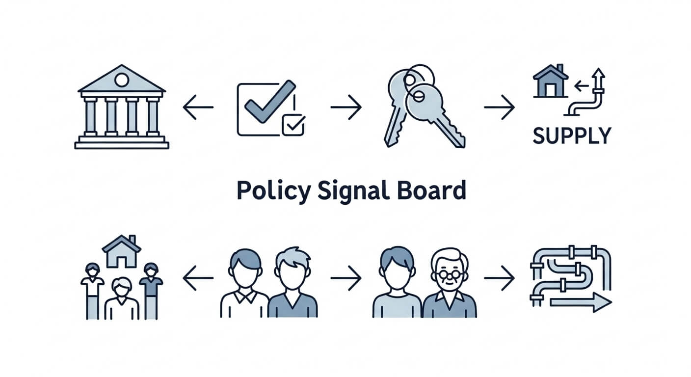 공급 확대 기조와 규제 완화 중심 정책 전환