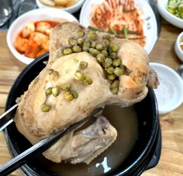 녹두삼계탕