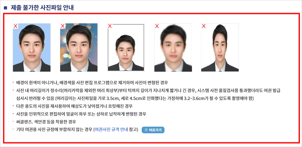 여권사진 규정, 사진 크기부터 얼굴 표정까지 확실한 정보(feat.외교부)