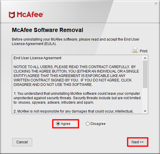 McAfee 삭제 방법9