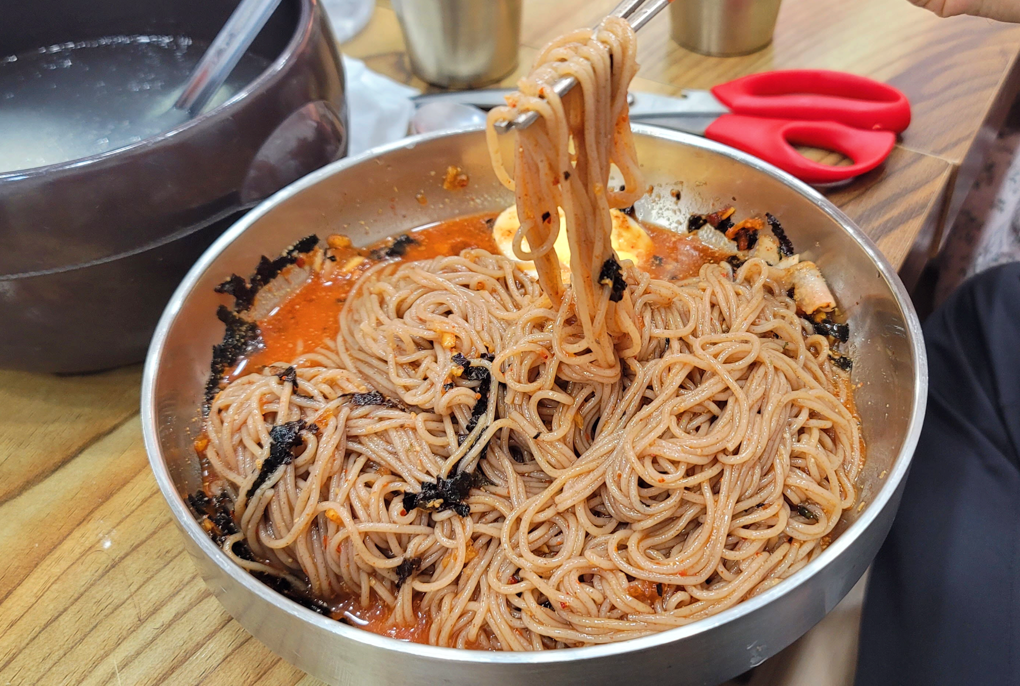 비빔 막국수 곱빼기