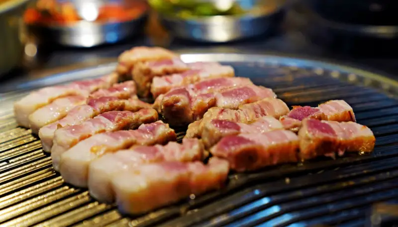 하안동꿀주먹-삼겹살구이