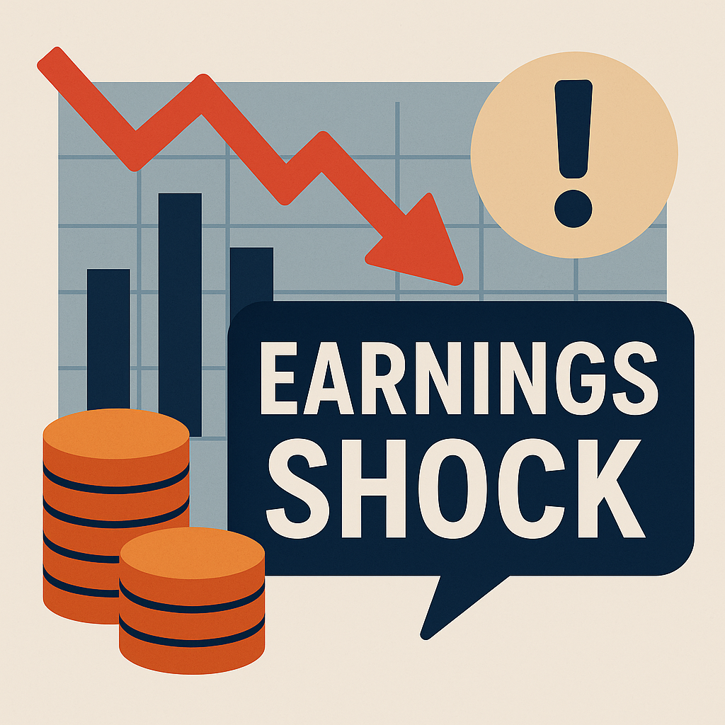 어닝쇼크 기업 3곳