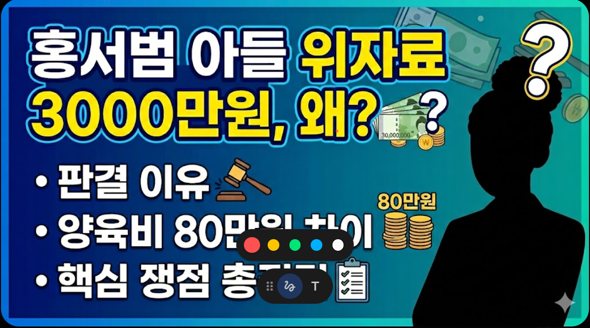 홍서범 아들 위자료 3000만원 왜 나왔나｜판결 이유&middot;양육비 80만원 차이&middot;핵심 쟁점 총정리