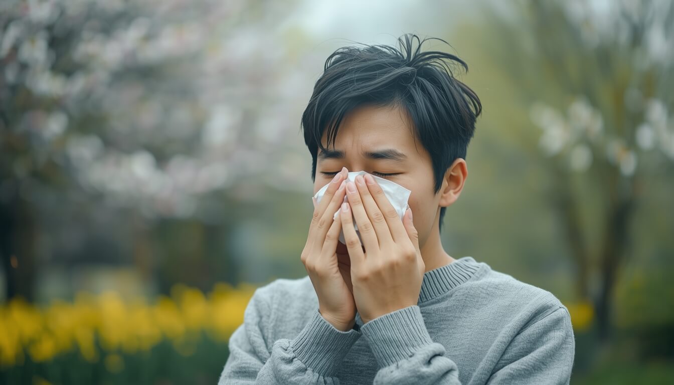 꽃가루 알레르기 봄 비염 증상