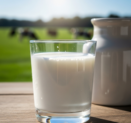신선한 우유한잔