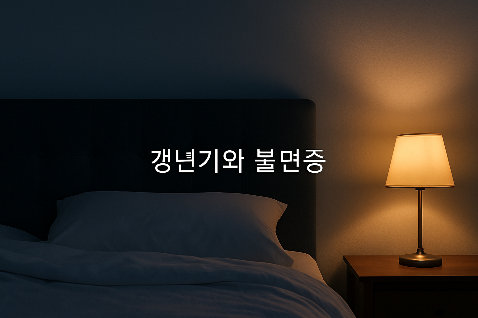 갱년기와 불면증 관련이미지