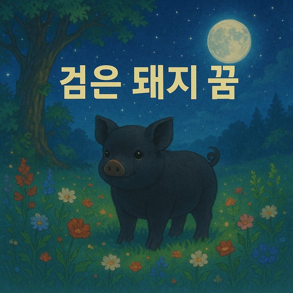 검은 돼지 꿈 해몽