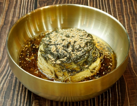 방아밀면 음식