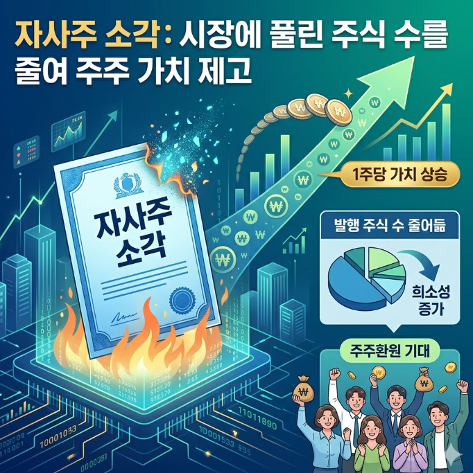 자사주 소각이란? 주가영향?