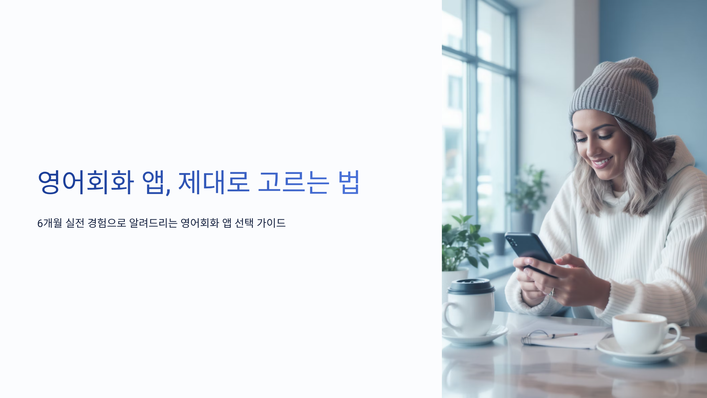 무료 영어회화 앱 6개 써보고 느낀 솔직한 현실 리뷰