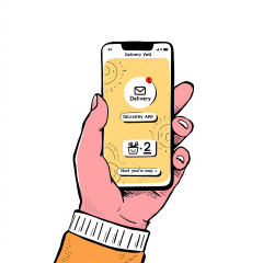 공공배달앱을 다운받는 화면