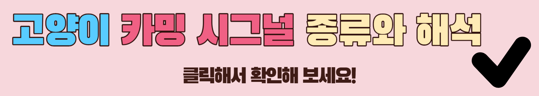 고양이 카밍 시그널