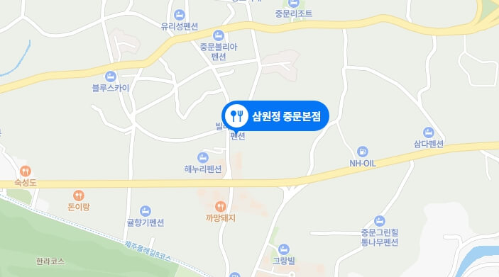 삼원정-지도