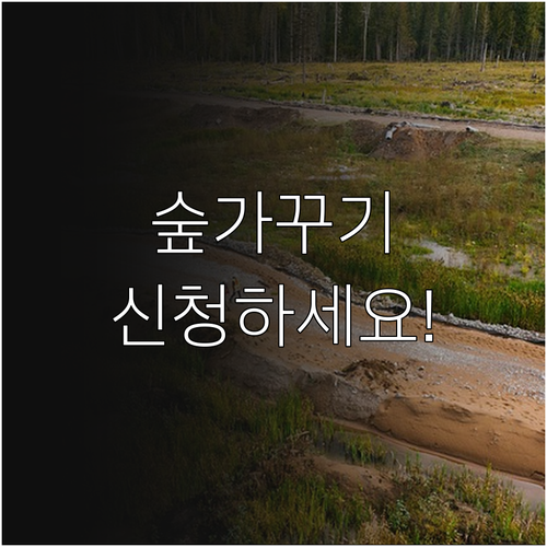 산림청 지원 2025 숲 가꾸기 사업..