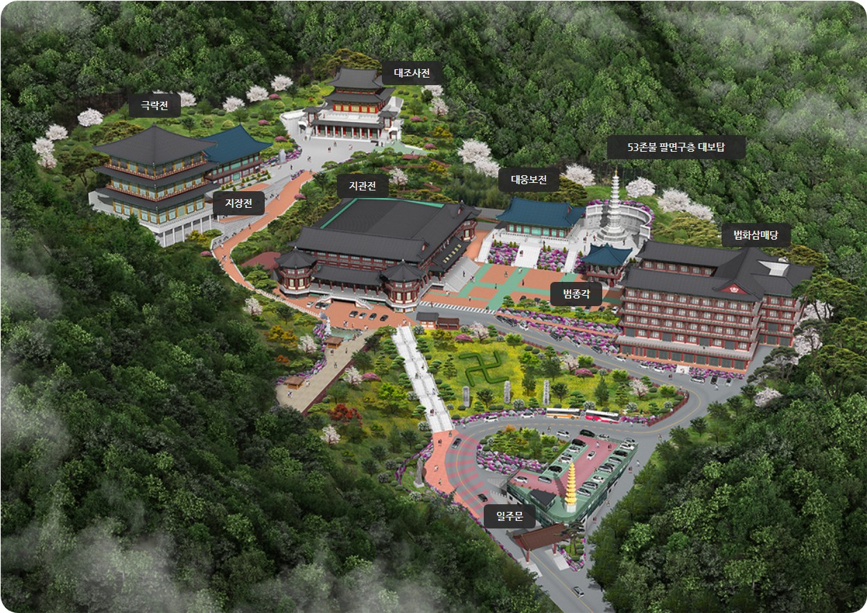 부산-삼광사-사찰-안내도