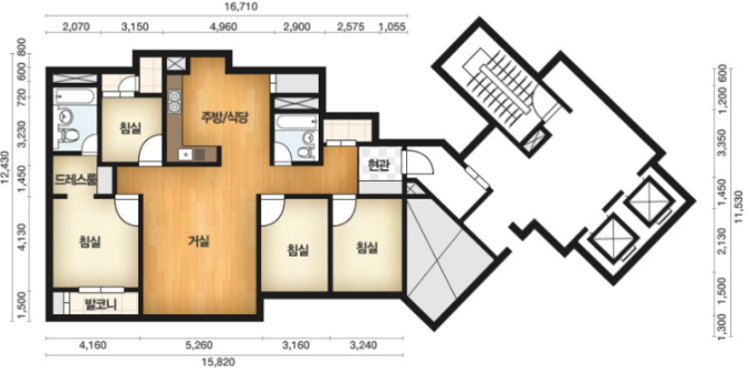 판교-원마을-12단지-평면도