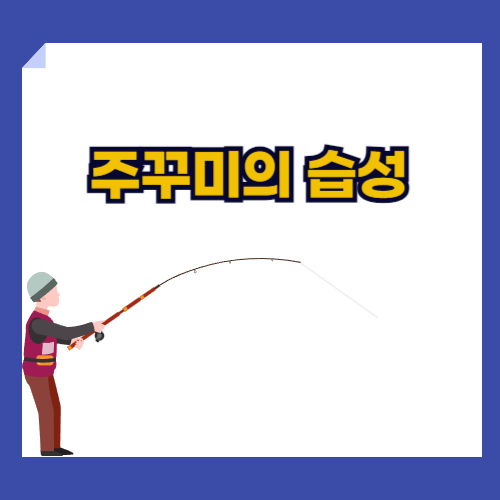 주꾸미 습성 및 생태