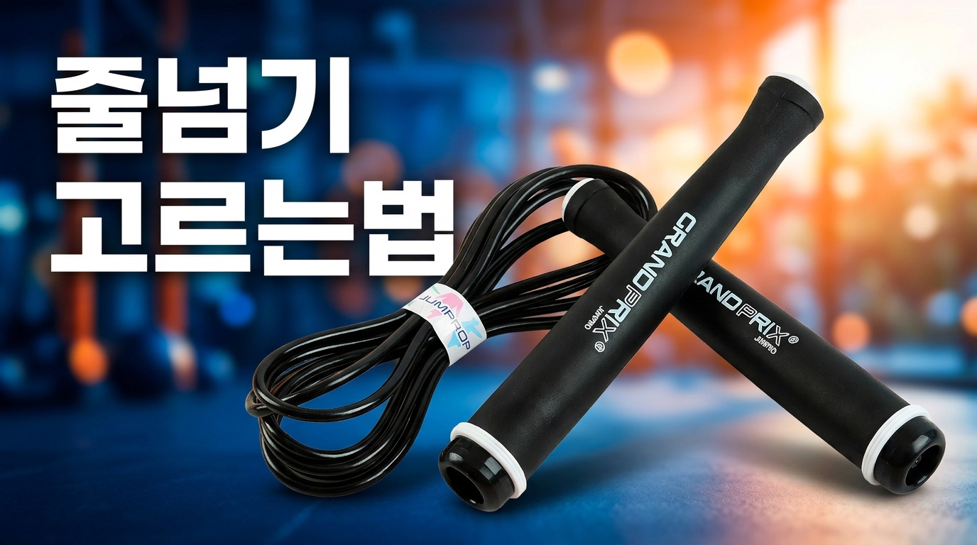 줄넘기 고르는법 제품 비교
