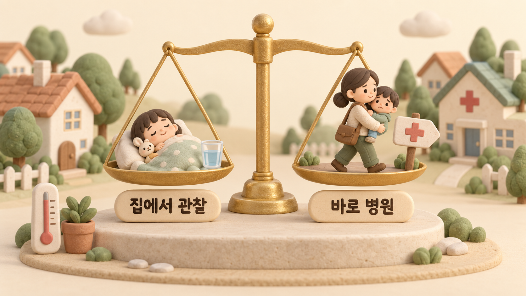 지켜볼 때와 바로 갈 때