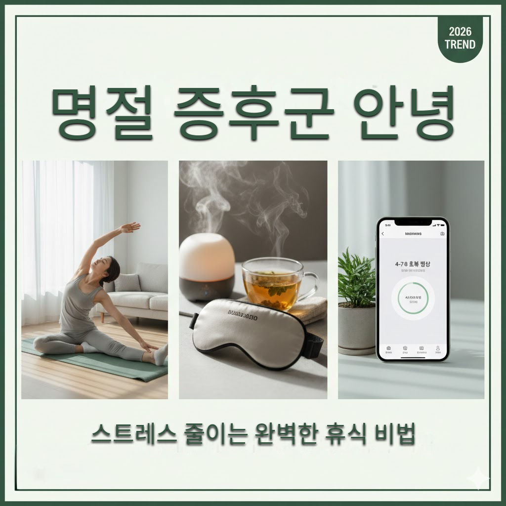 명절 증후군 안녕! 스트레스 줄이는 마음가짐과 완벽한 휴식 비법