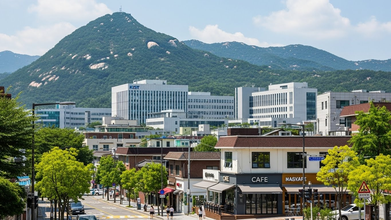 상월곡동의 지적이고 평온한 전경