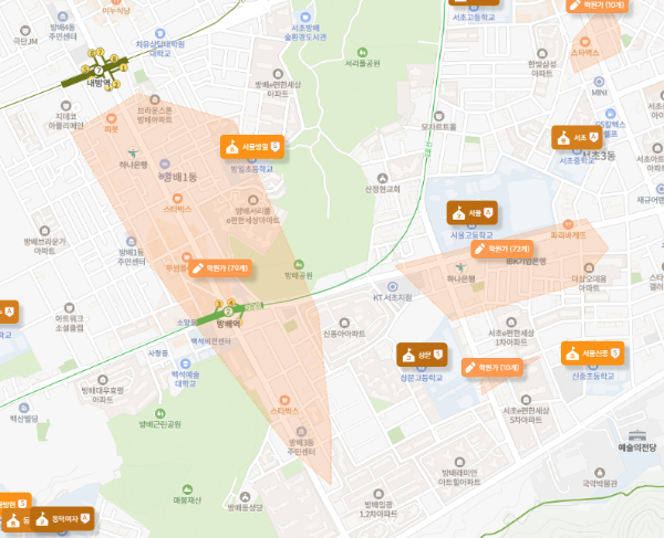 학원가