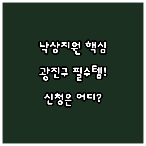 광진구 2025 어르신 낙상 방지 물..