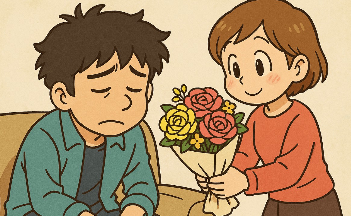 위로가 되는 꽃 선물