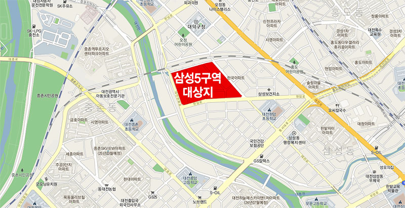 대전 삼성 5구역 위치