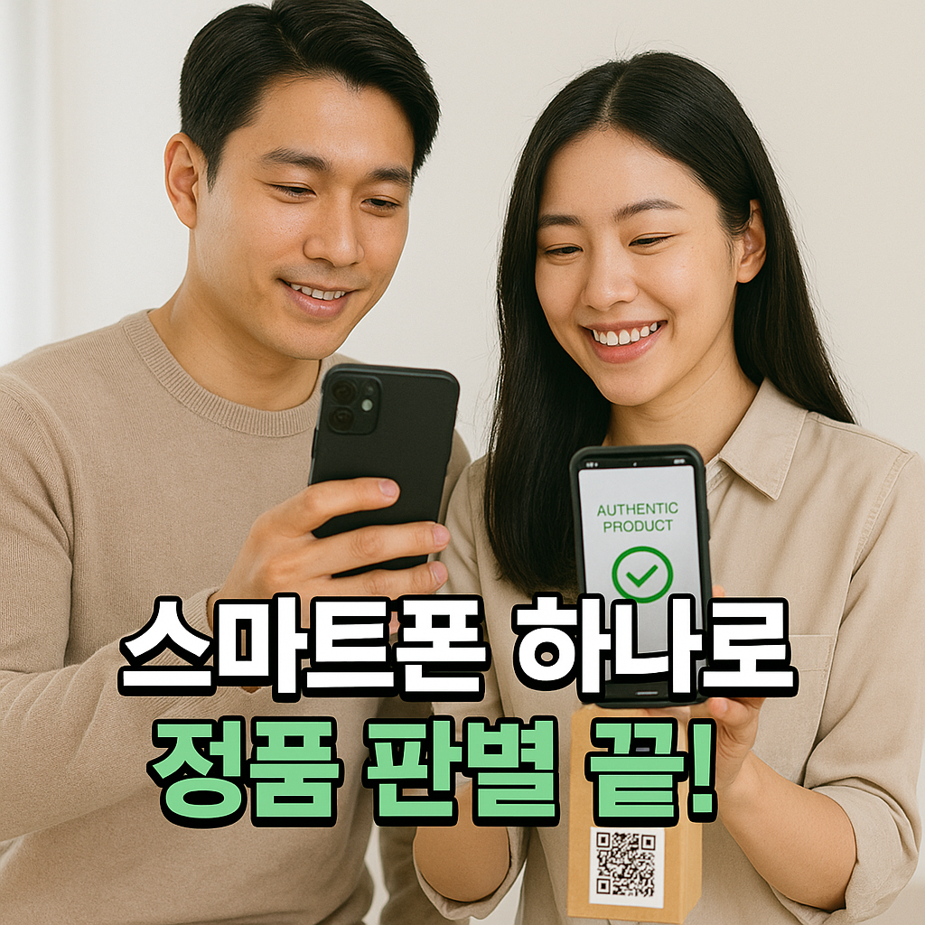 스마트폰 하나로 정품 판별