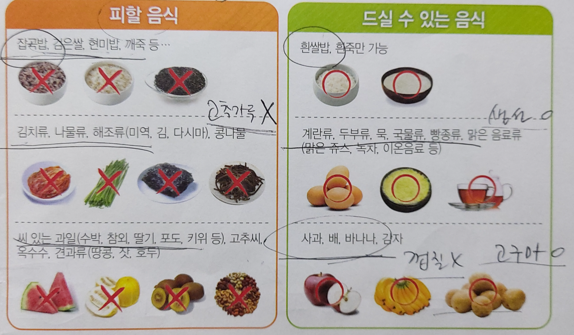 대장내시경 피해야할 음식